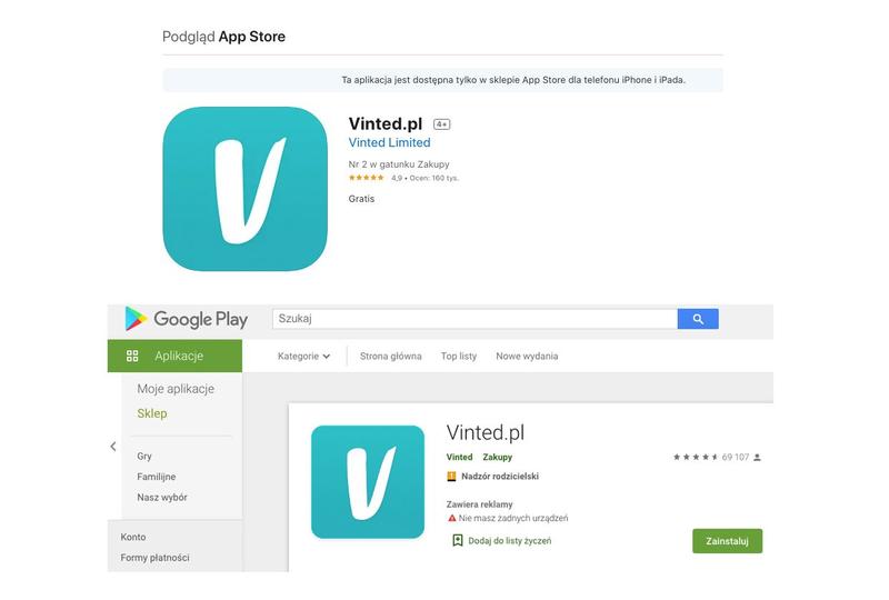 Sprzedaż książek na Vinted