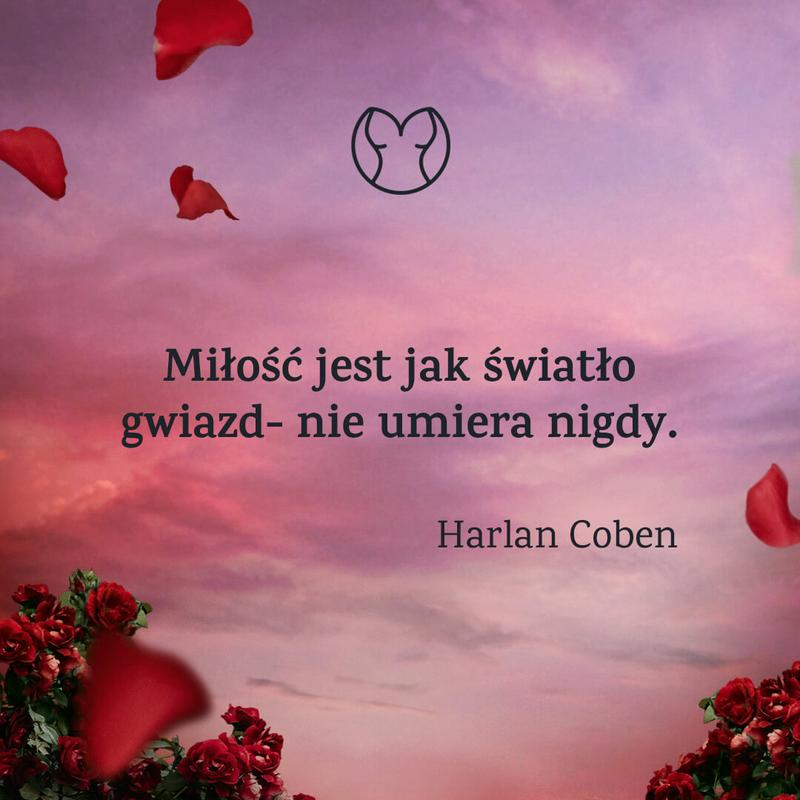 Strony z cytatami o miłości