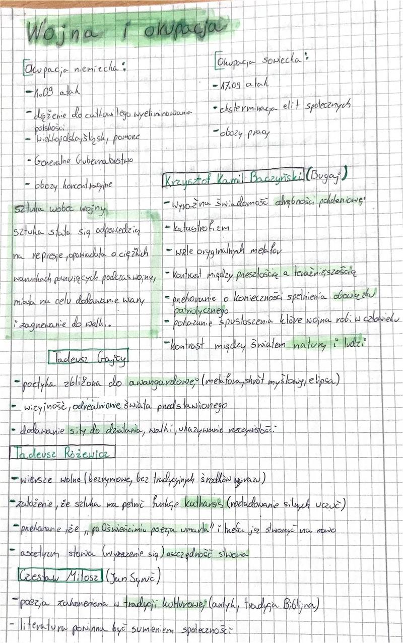 Poezja wojenna a historia