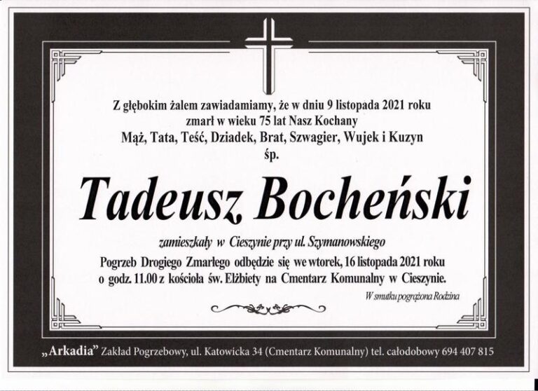 Odkrywając piękno wierszy Tadeusza Bocheńskiego