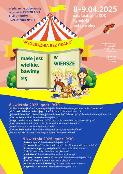 Wiersze dla przedszkolaków