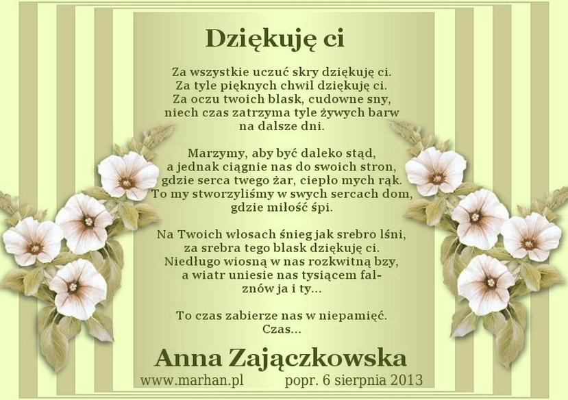 Piękne dedykacje wiersze